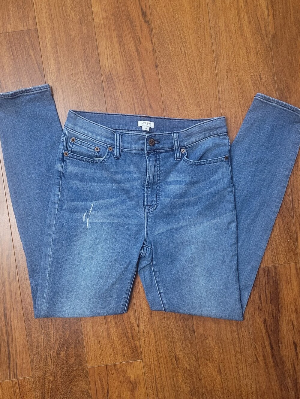 J. Crew Women's Medium Blue Skinny Jeans Size 29 Stretch